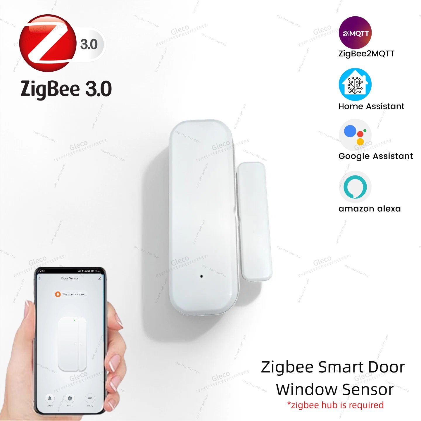 Home Automation Technology - Sensor Pintu Jendela Zigbee Deteksi Sensor