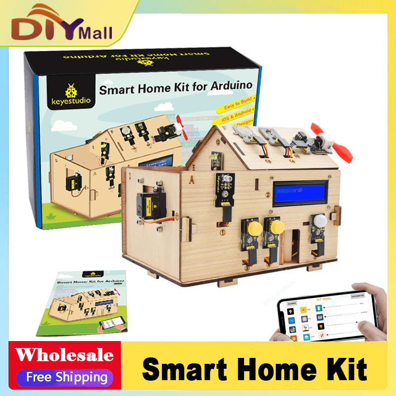 Kit Rumah Pintar IoT Keyestudi - Home Automation Diy Kit ulasan dan harga