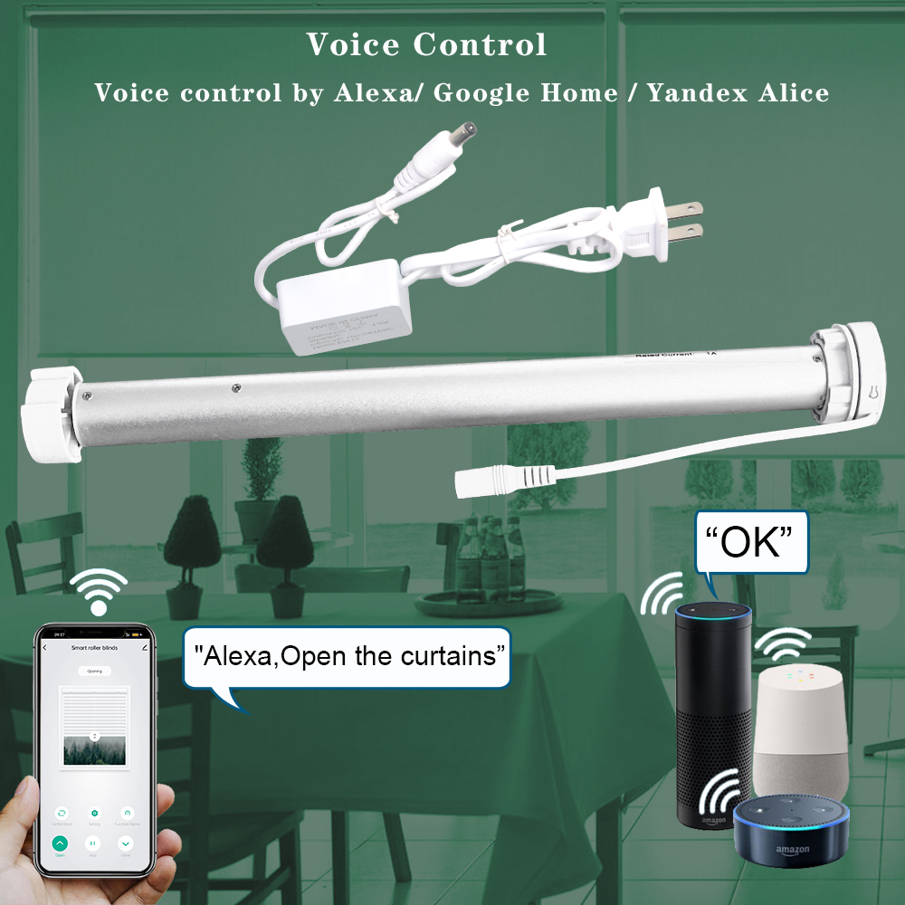 Tuya WiFi Mini Motorized Rolle - Home Automation Technology ulasan dan harga
