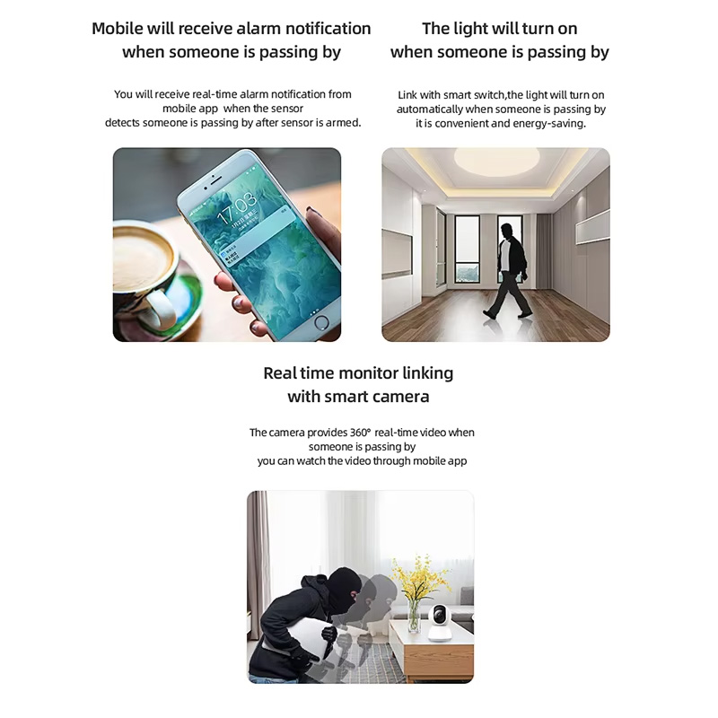 Sensor Gerak PIR Cerdas WiFi Z - Home Automation Technology ulasan dan harga